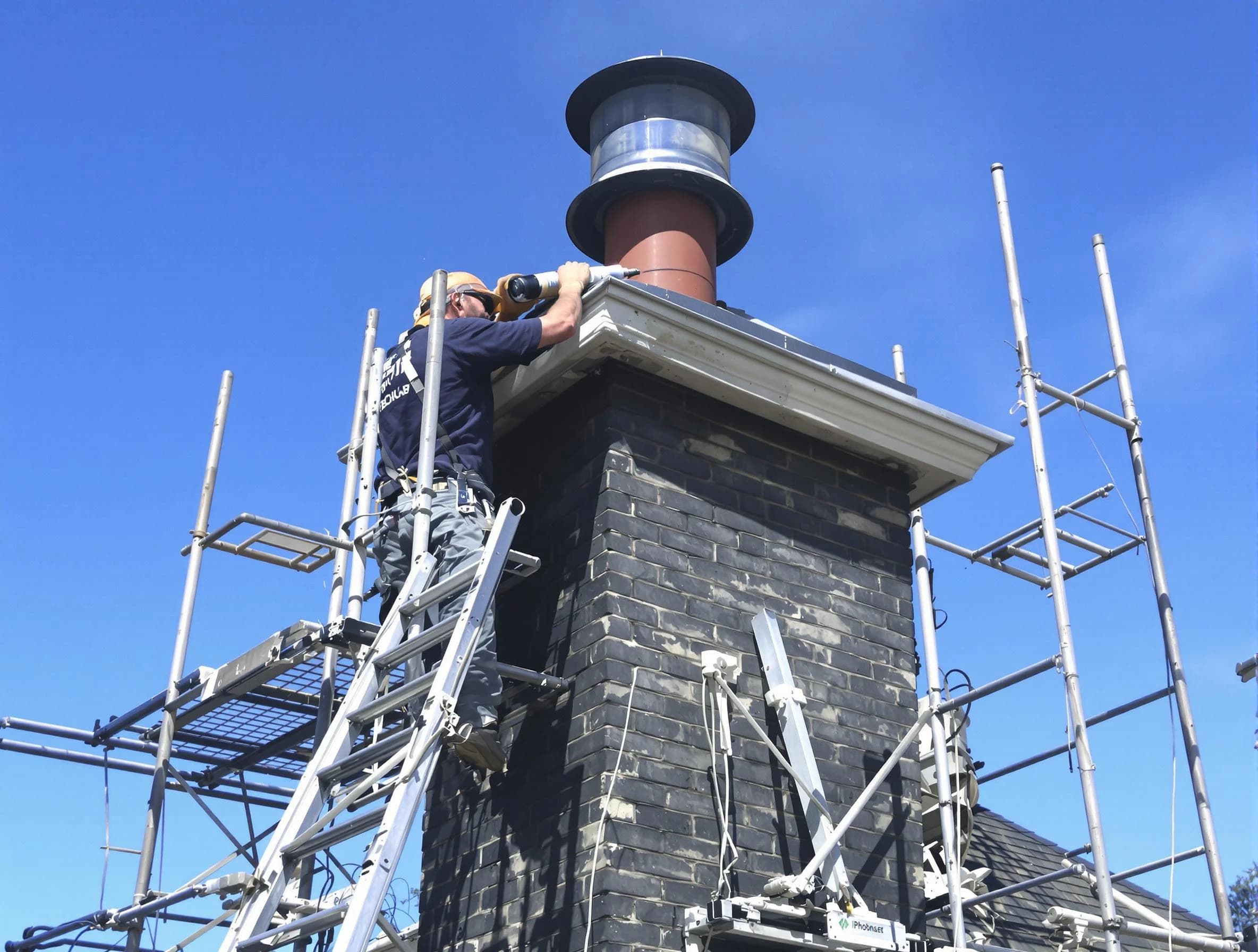 Sturdy chimney crown finished by Somerset Chimney Sweep in Somerset, NJ