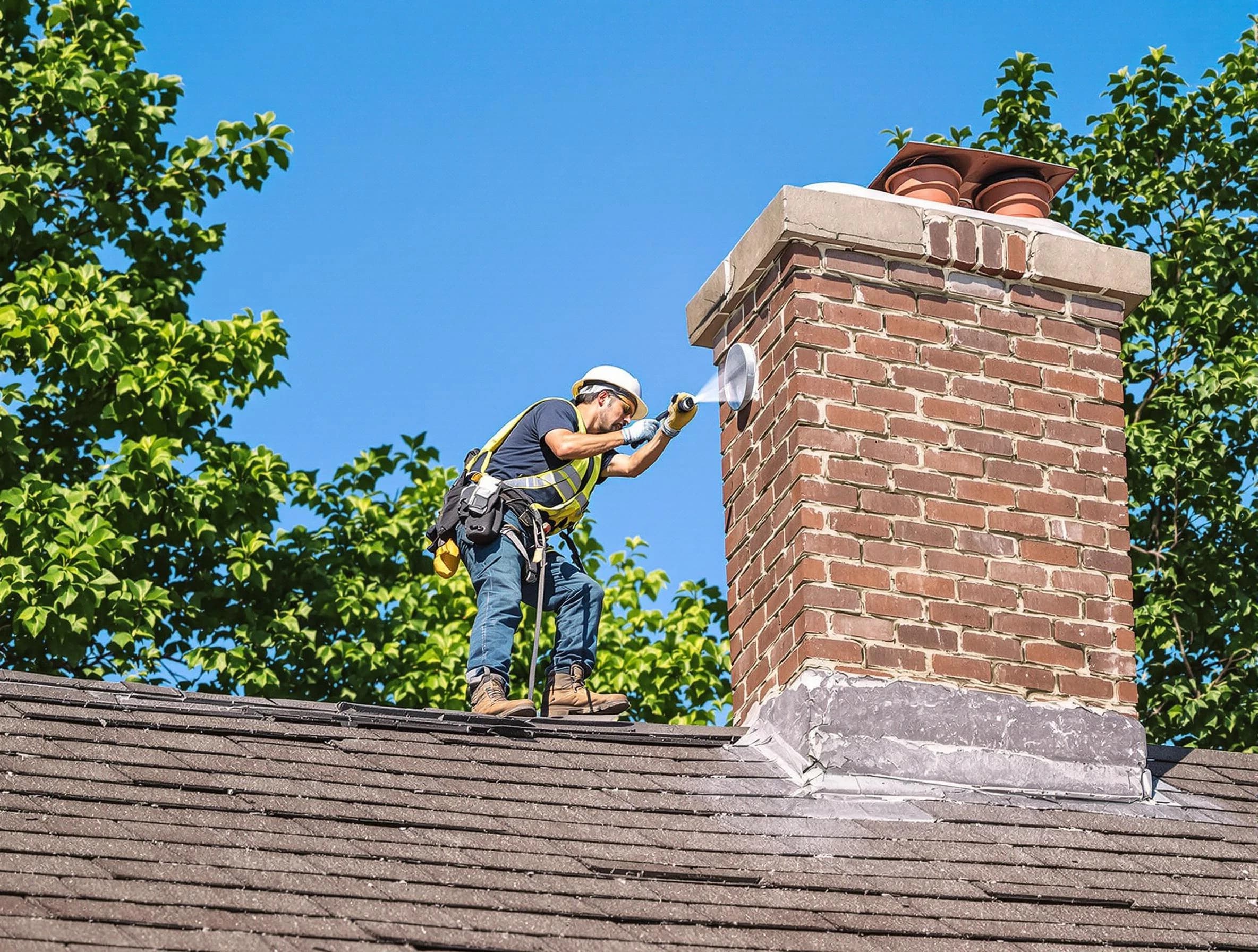 Somerset Chimney Sweep performing an inspection with advanced tools in Somerset, NJ