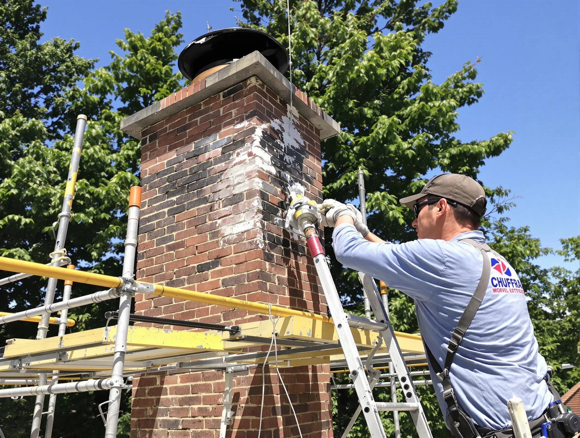 Structural chimney repair by Somerset Chimney Sweep in Somerset, NJ