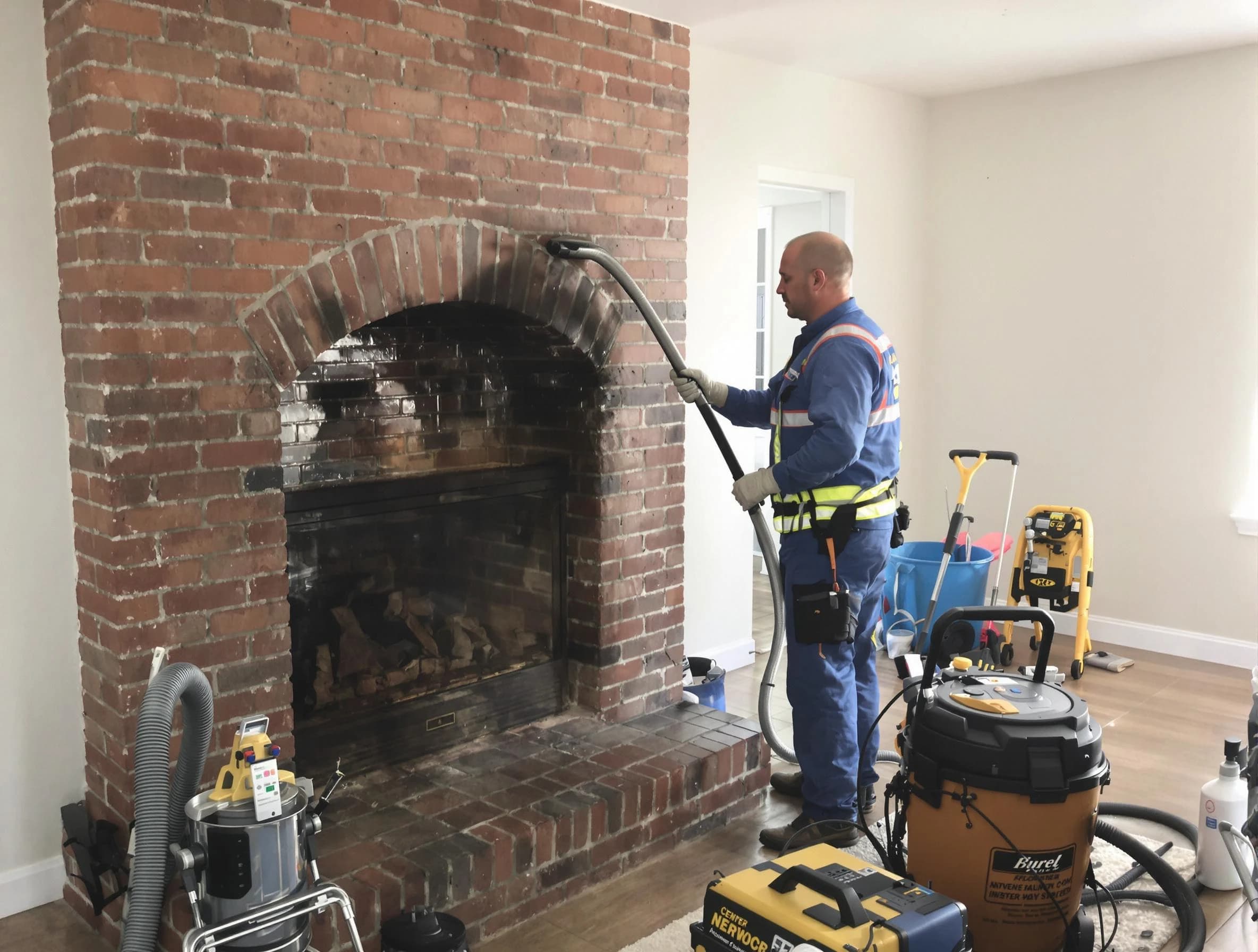 Somerset Chimney Sweep expert performing detailed chimney sweep in Somerset, NJ