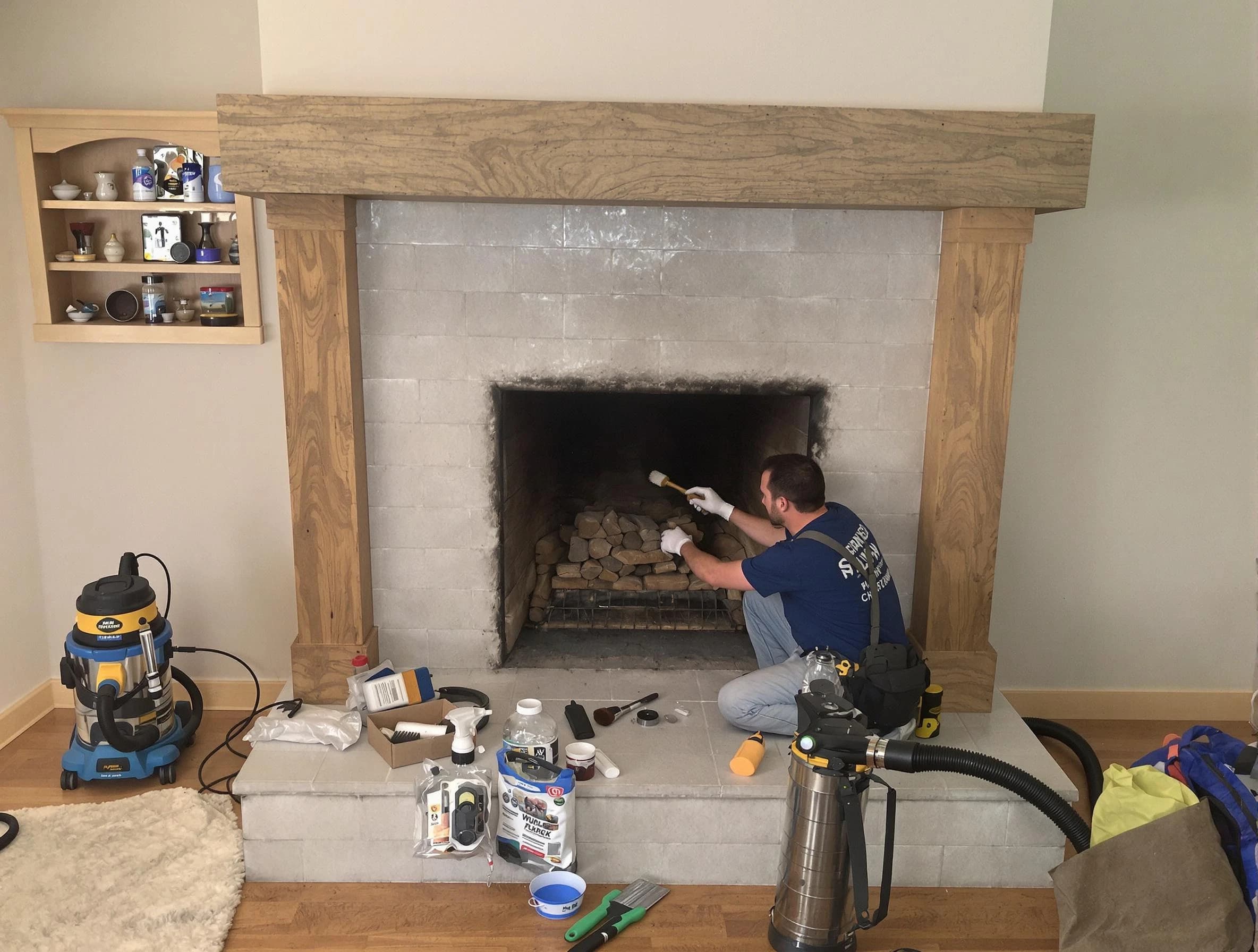 Detailed creosote removal process by Somerset Chimney Sweep in Somerset, NJ