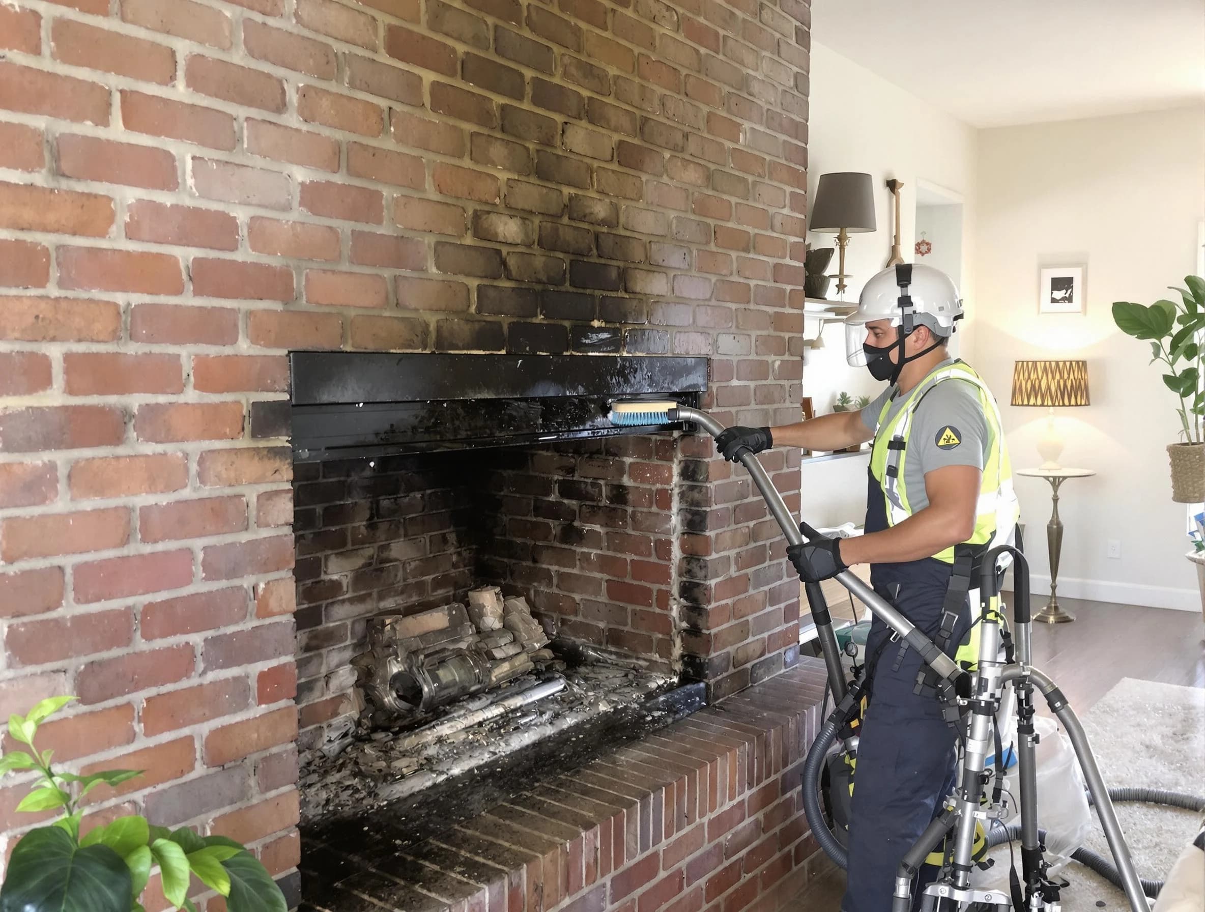 Somerset Chimney Sweep providing fireplace cleaning services in Somerset, NJ